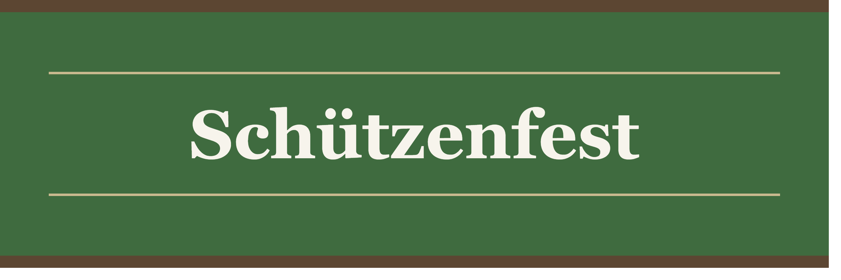 Einladung Ablaufplan Schützenfest 2025